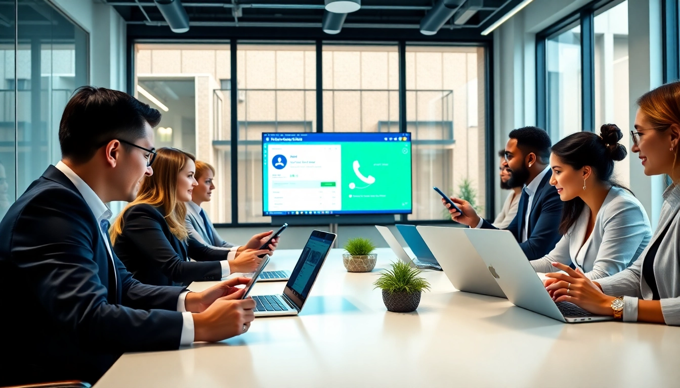 Optimize your business with effective WhatsApp Smart CRM strategies showcasing teamwork and technology.