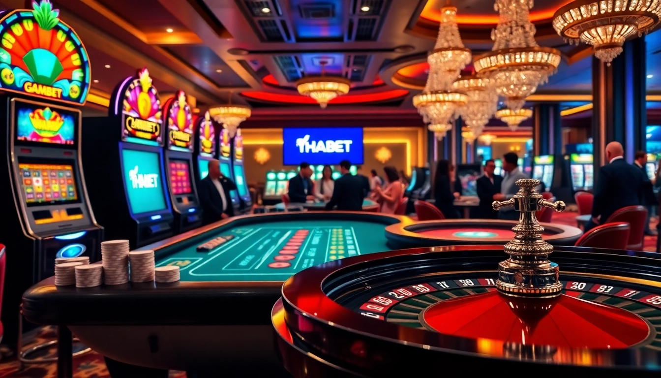 Join the excitement at Game THABET with vibrant slots and thrilling poker tables.