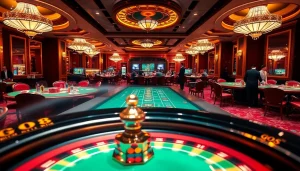 Experience thrilling poker action at Go8 Casino with vibrant tables and excited players.