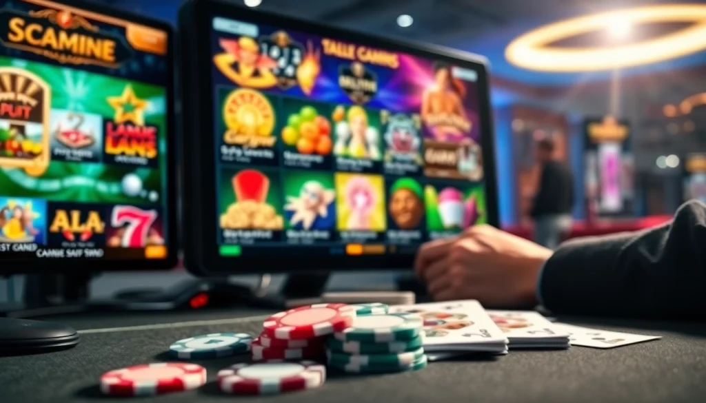 Experience thrilling games at online casinos Canada through an engaging gaming interface.