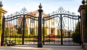 Enhance security and style with custom steel gates featuring elegant designs and sturdy materials.