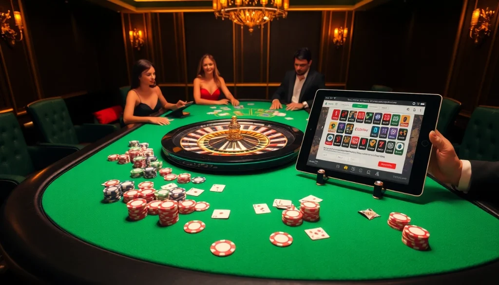 Experience high-stakes gaming at https://kuwinblog.com/ with vibrant poker chips and a dazzling roulette wheel.