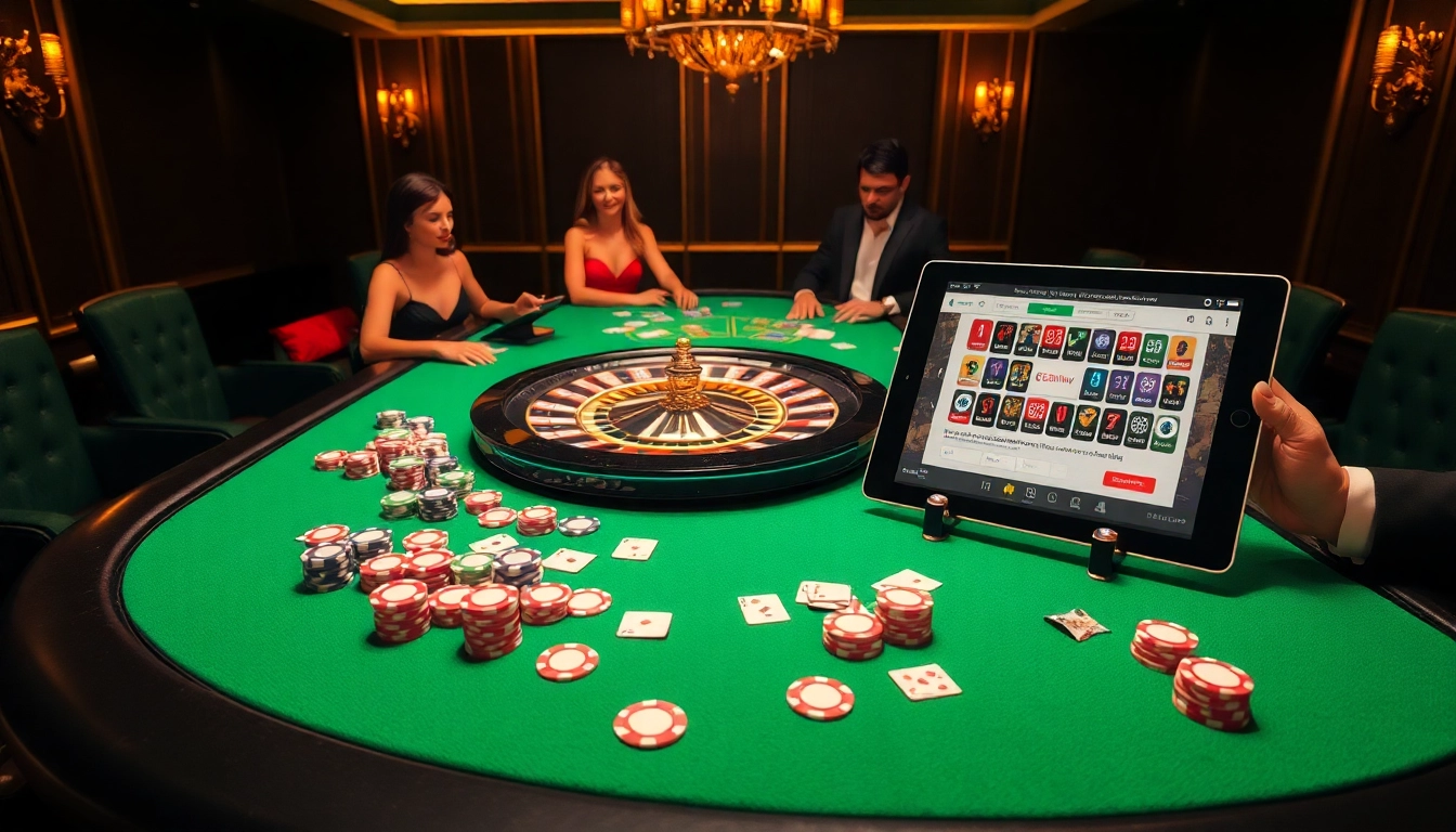 Experience high-stakes gaming at https://kuwinblog.com/ with vibrant poker chips and a dazzling roulette wheel.