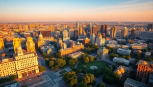 Discover the largest city in the world by area with a vibrant skyline and expansive landscapes.