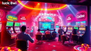 Engage in thrilling online gaming at luck8win.live, showcasing vibrant betting options and an exciting user experience.