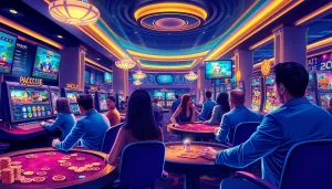 Cảnh hấp dẫn của người chơi đang tận hưởng trò chơi trực tuyến Saowin 92 Win, với Baccarat và các trò chơi xèng.