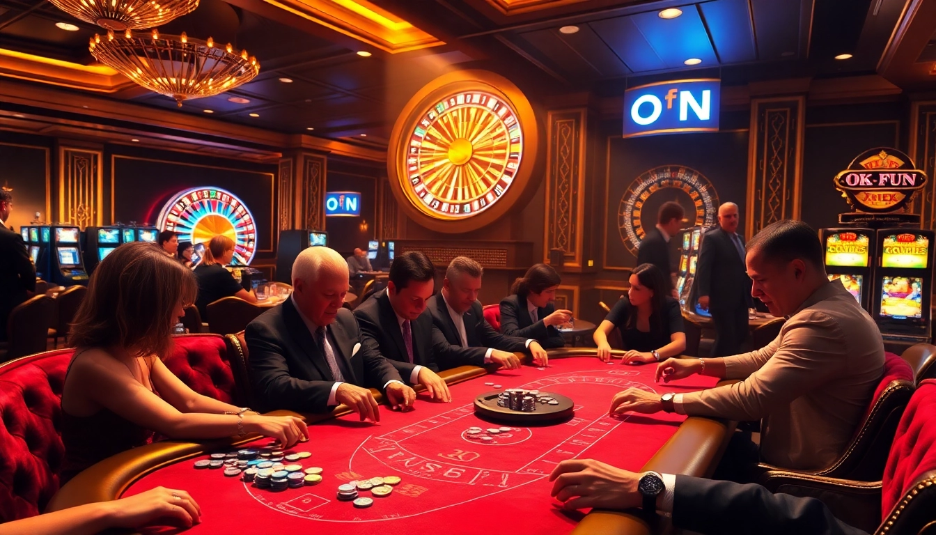 Experience the thrill of the casino at OK FUN with high-stakes poker and roulette excitement.