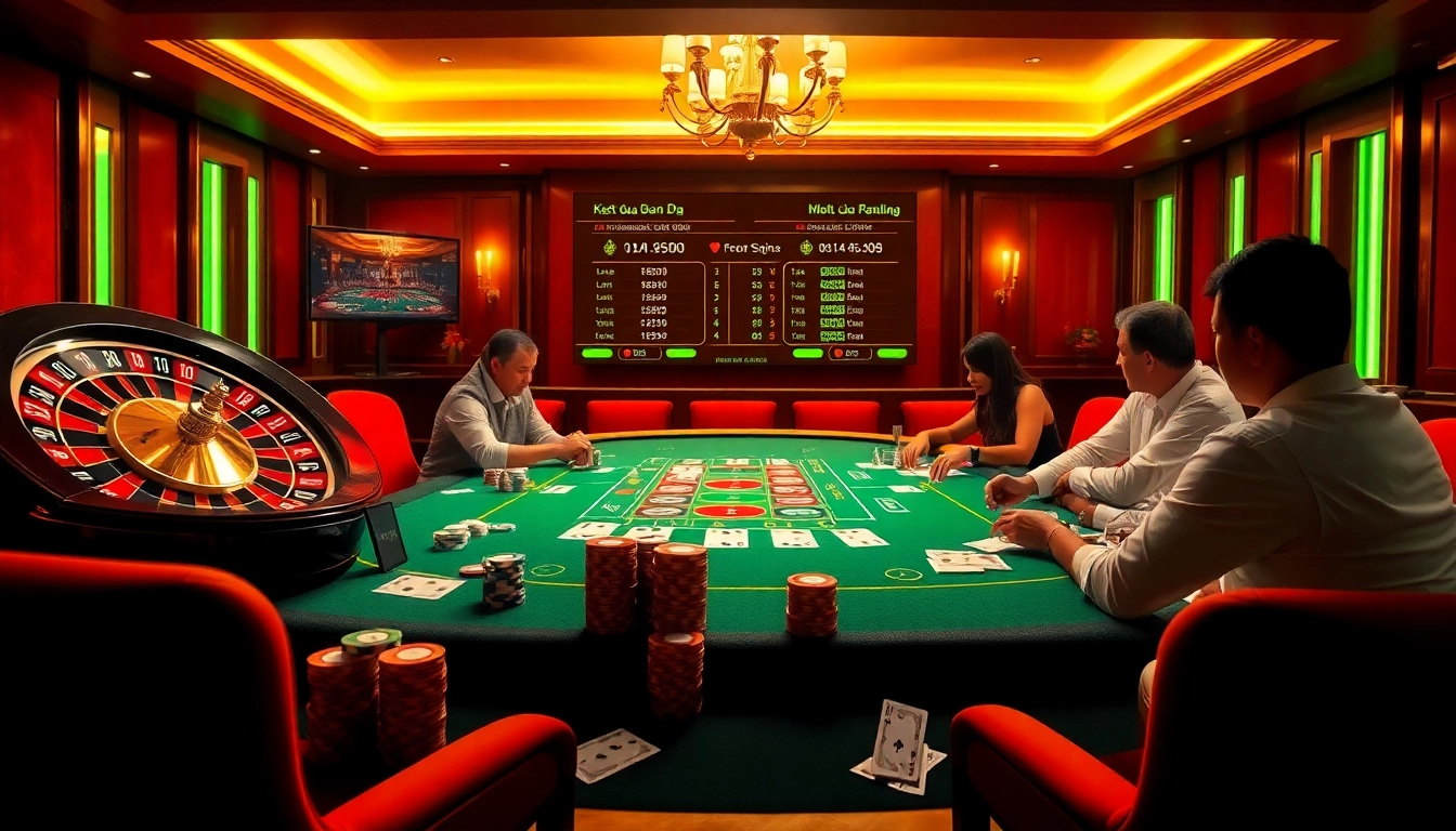 Experience excitement at the casino with live scores as part of ket qua bong da updates.