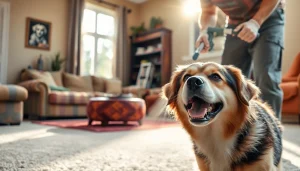 Engaging pet odor carpet cleaning technician revitalizing a home environment.