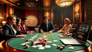 Experience a thrilling game at https://lc88.jpn.com/ with engaging poker action and an elegant casino atmosphere.