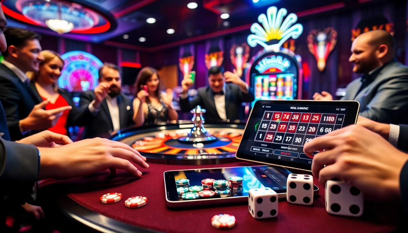 Experience top gaming thrills with https://nohu900.gripe/ at a vibrant casino table.