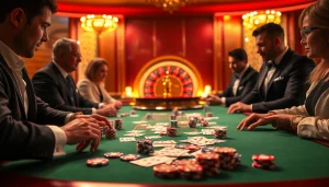 Experience the thrill of gambling at https://xx88.us/ with vibrant casino tables and excited players.