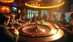 Exciting roulette game at a luxury casino highlighting the hidden wiki references.