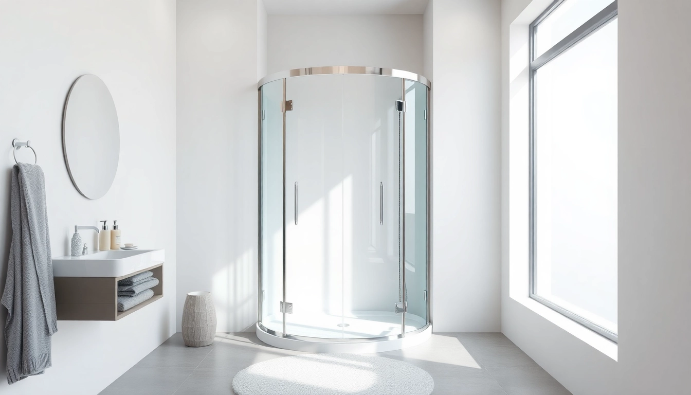 Elegante duschkabine 90x90 komplett in modernem Badezimmer mit stilvollen Akzenten.