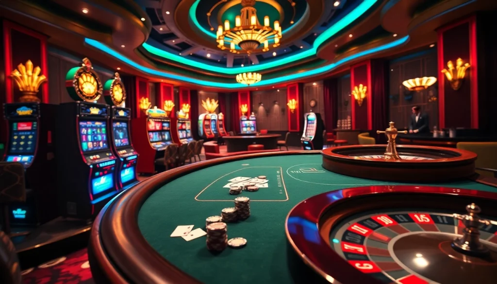 Experience thrilling gameplay at Jogoluck with a luxurious casino atmosphere and dynamic poker action.