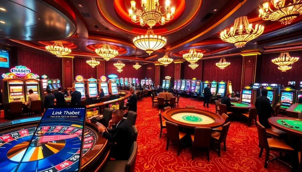 Experience the thrill of winning at link thabet's luxurious casino tables.