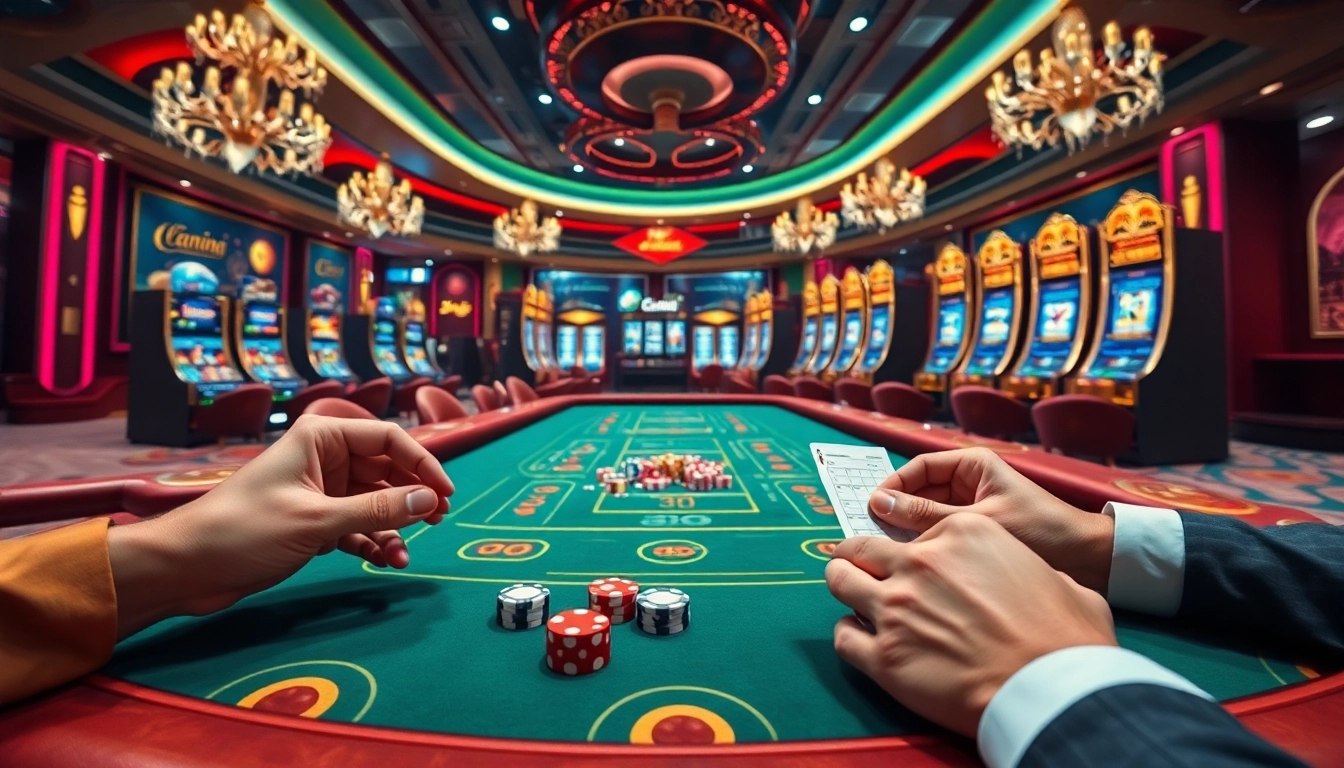 Découvrez l'excitation du casino en ligne Français avec des visuels de jeu en ligne immersifs.