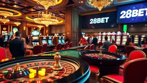 Experience the excitement of winning at 28BET with vibrant casino games and dynamic betting action.