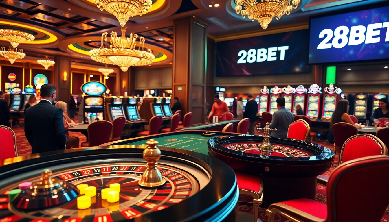 Experience the excitement of winning at 28BET with vibrant casino games and dynamic betting action.
