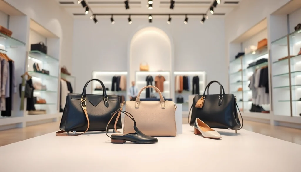 레플리카쇼핑몰의 멋진 상품 진열을 보여주는 사진