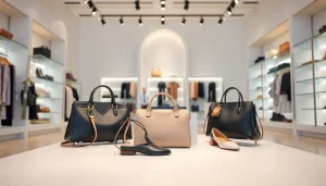 레플리카쇼핑몰의 멋진 상품 진열을 보여주는 사진