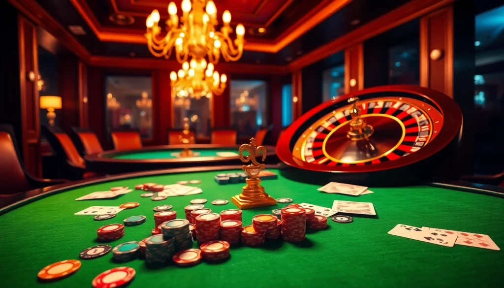 Vivez l'excitation dans un casino en ligne Français avec des jeux de poker dynamiques et des tables de roulette.
