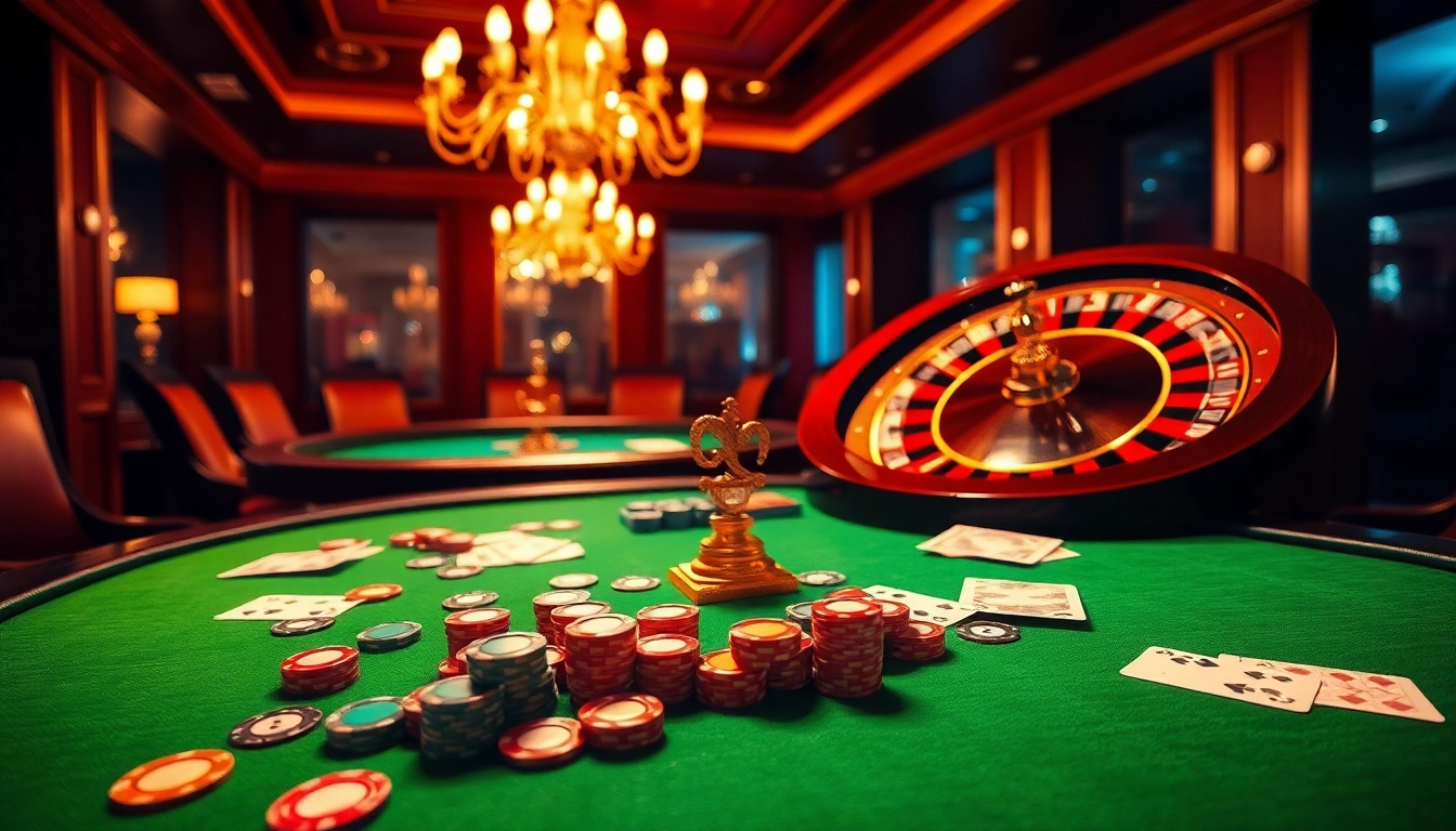 Vivez l'excitation dans un casino en ligne Français avec des jeux de poker dynamiques et des tables de roulette.