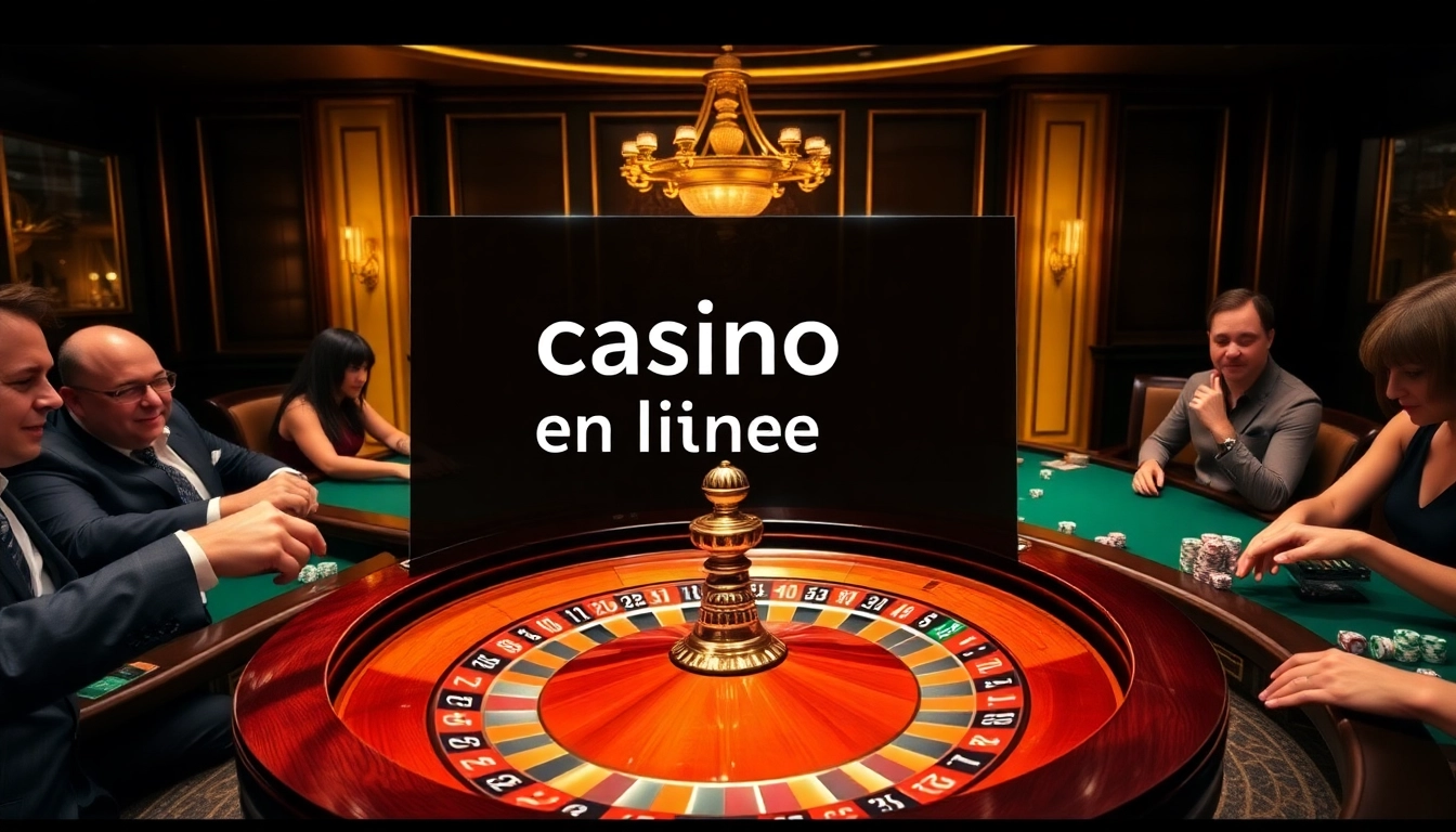 Vivez l'excitation des enjeux élevés dans un casino en ligne France avec une roulette élégante et des jetons de pari.