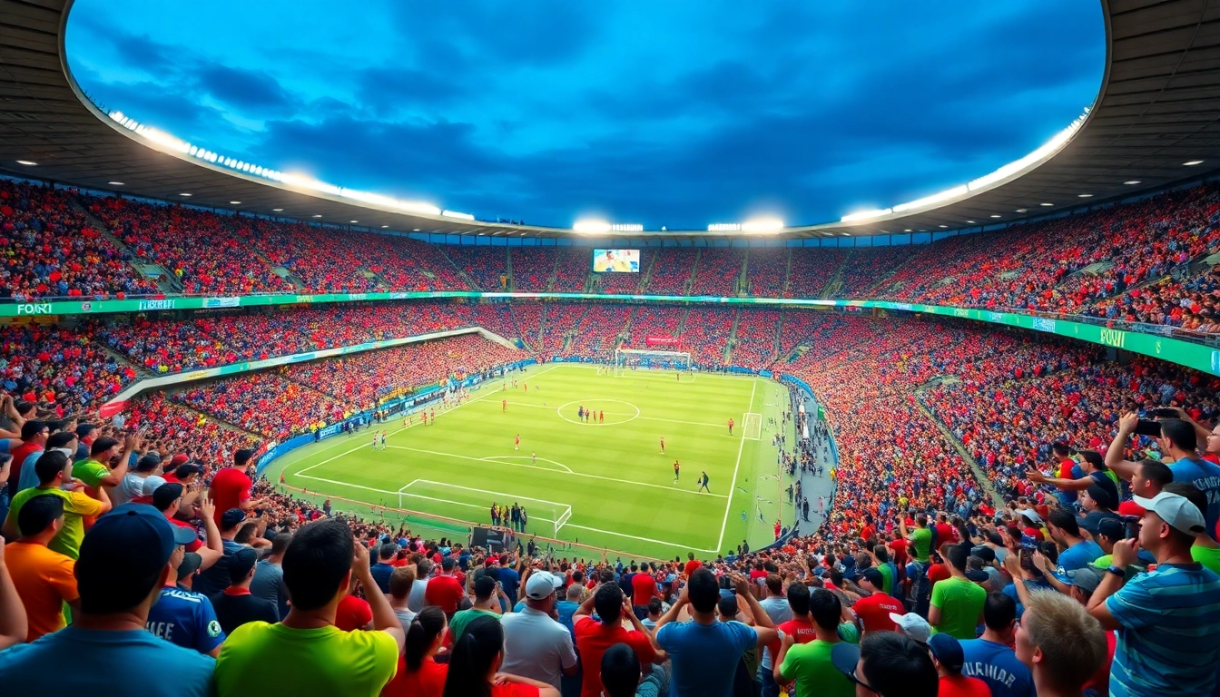 Exciting sports event captured with vibrant fans and athletes - 토토스토리 experience