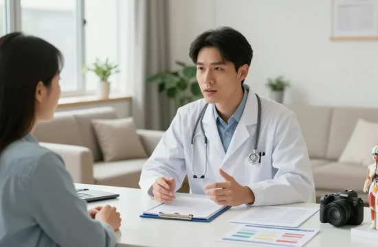 おすすめの安い包茎手術クリニックの医師と患者の相談シーン